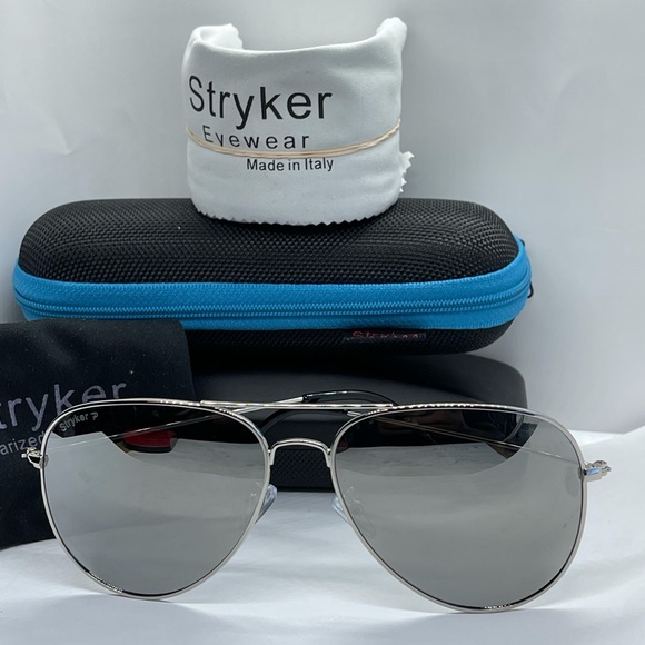 New Stryker Aviator Polarized Sunglass ST06212 SiL - Picture 9 of 9